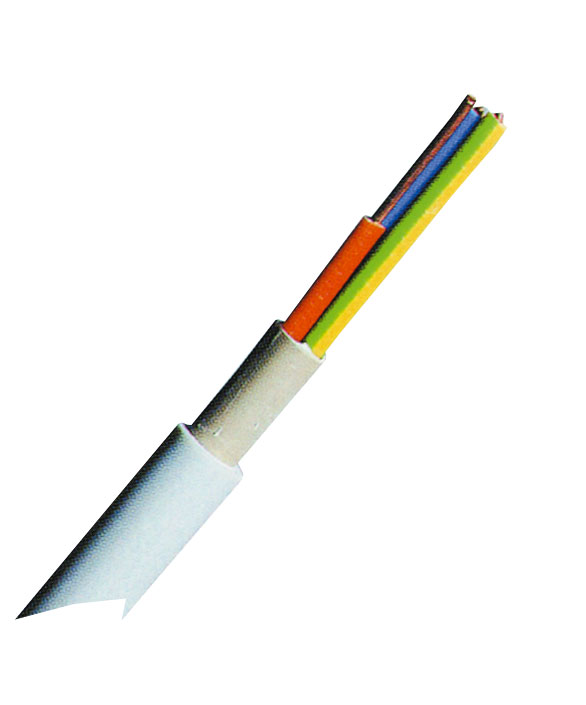 Cablu, cu, izolatie, si, manta, din, pvc, nym-j, 3x2.5mm², gri, deschis, xc020105jl