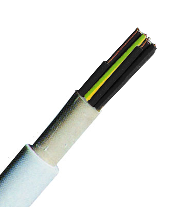 Cablu, cu, izolatie, si, manta, din, PVC, NYM-J, 7x1.5mm², gri, deschis, XC020215JL