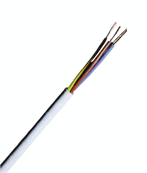Cablu, flexibil, cu, manta, din, pvc, myym, h03vv-f, 2, x, 0.5mm², gri, deschis, x03040114l