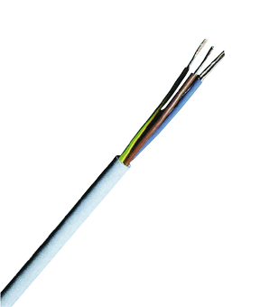 Cablu cu izolatie si manta din PVC MYYM A03VV-F 5G0.75mm² gri deschis XC3050114D