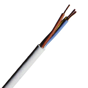 Cablu, cu, izolatie, si, manta, din, pvc, myym, h05vv-f, 3, g, 1.5mm², gri, deschis, xc3070714l