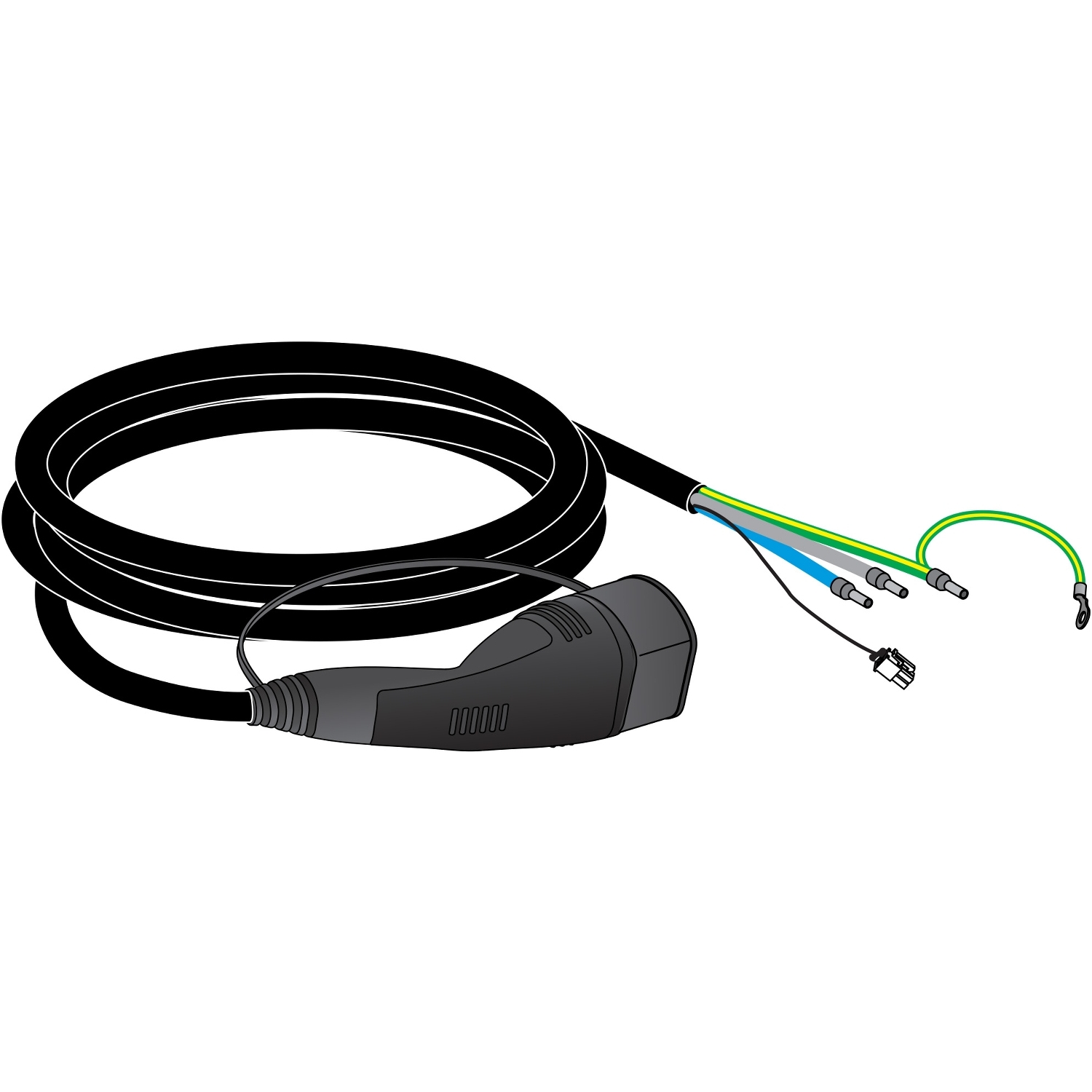 Cablu, T2 32A MONO IEC 4M NWB, Schneider, EVP2CNS321C4