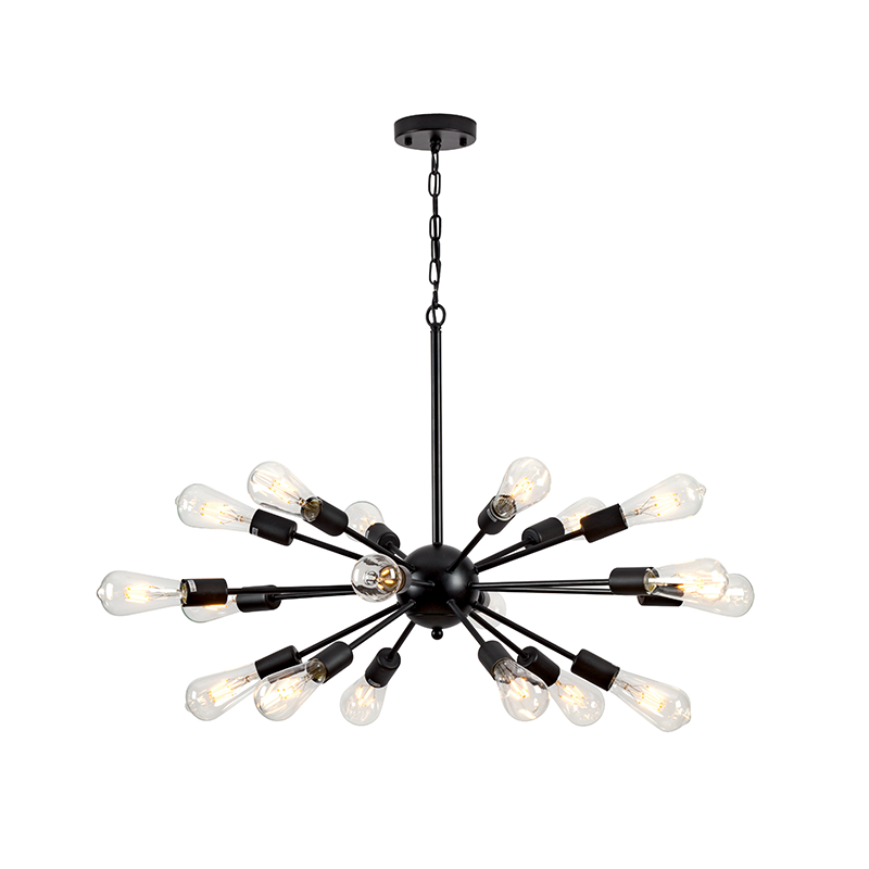Lustra Elmark Jackson 18X E27 Negru 955Jackson18