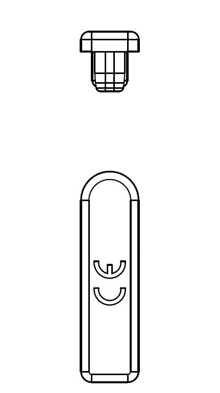 Capac, protecție, Busbar, 1P, 10-16mm² BSB00108--