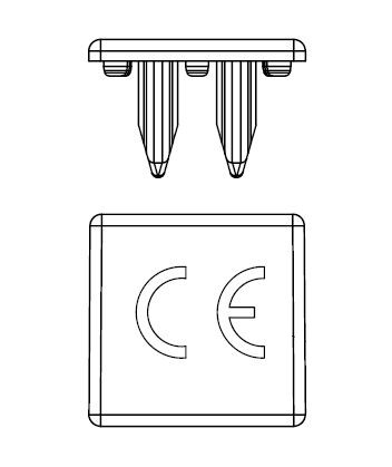 Capac, protecție, Busbar, 3P, 10mm² BSB00115--