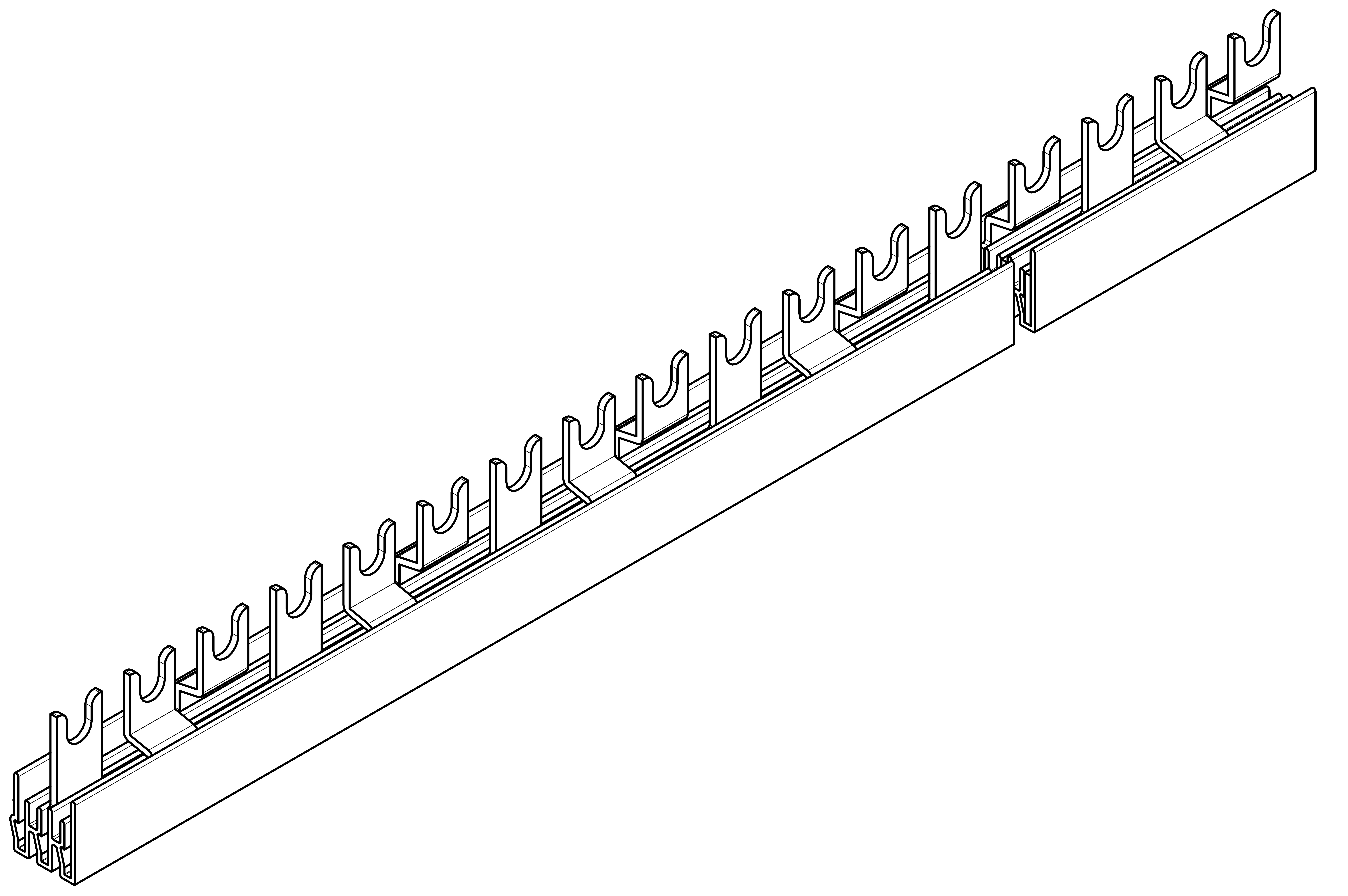 Capac protectie Busbar cu 3P+N 16mm²