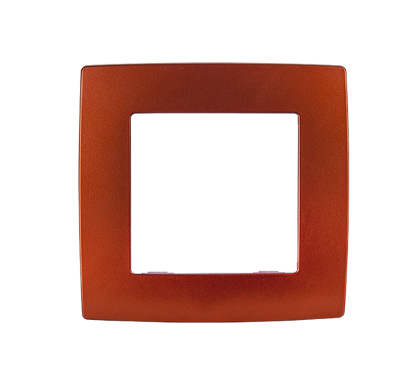 Rama ornament Elmark City 1 aparate Portocaliu metalizat 190448