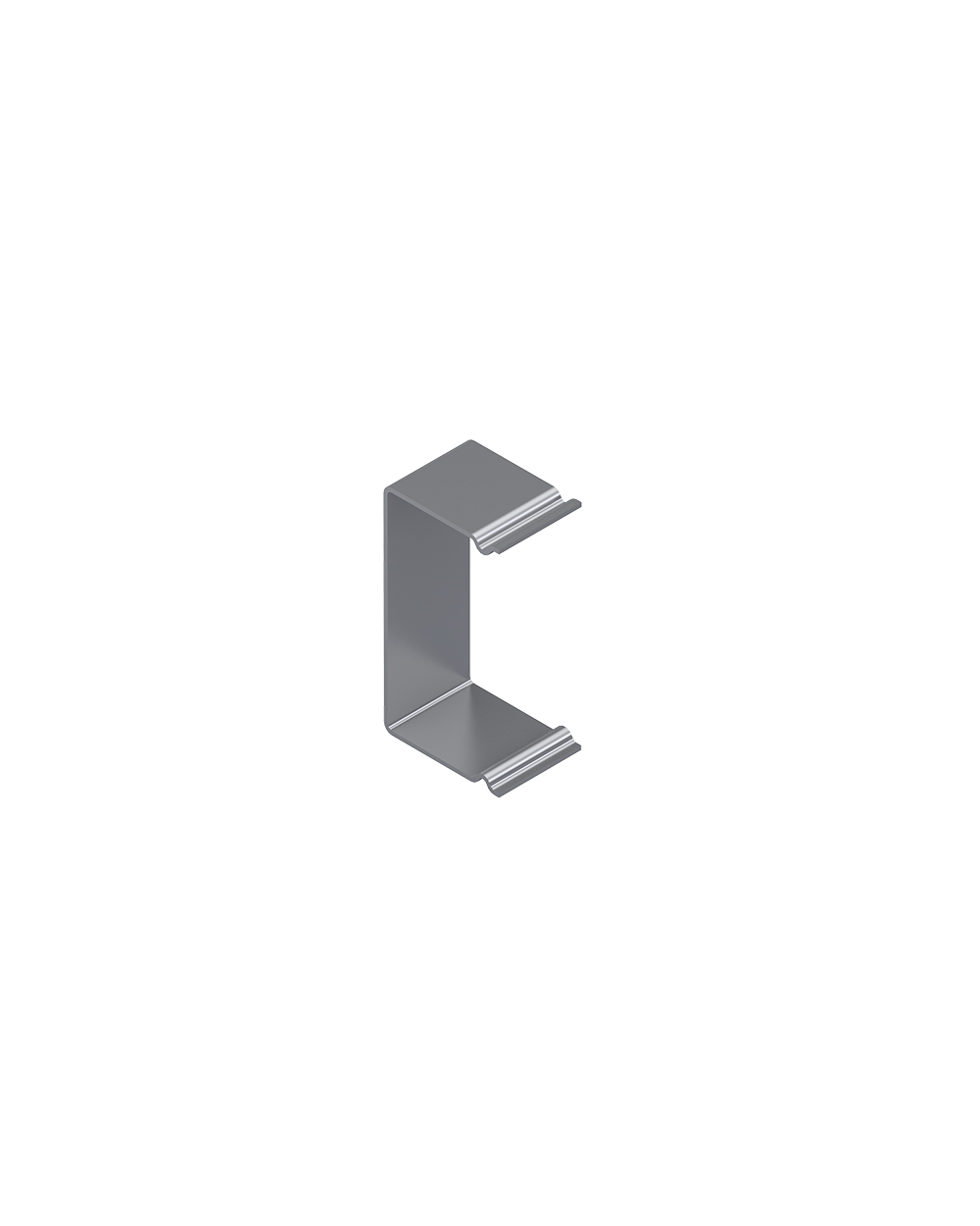 Clema capac pentru jgheab metalic h= 40mm, comtec, mf0013-42740
