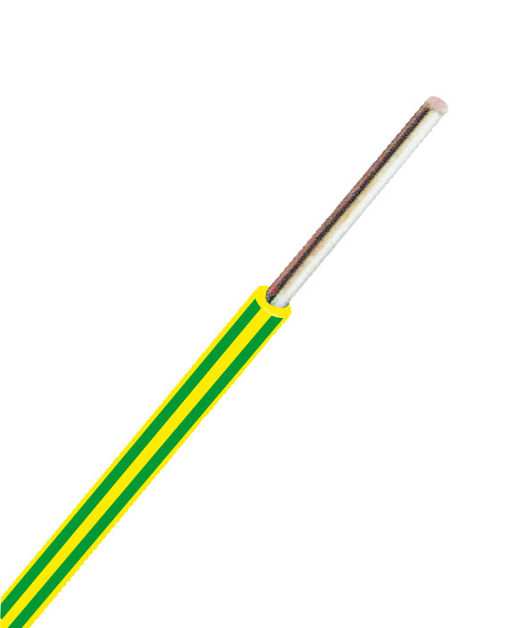Conductor cu izolatie din PVC FY H07V-R 50 mm² galben/verde X01020604C