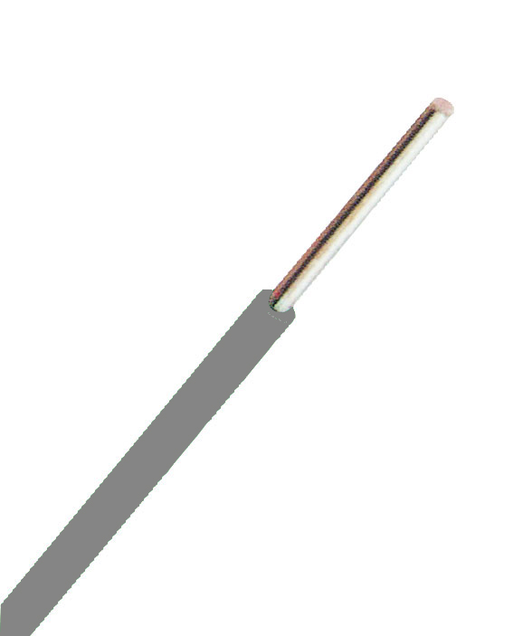Conductor, cu, izolatie, din, PVC, FY, H07V-U, 1,5 mm², gri, XC01010105