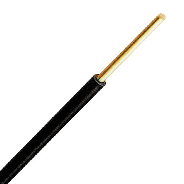 Conductor, cu, izolatie, din, PVC, FY, H07V-U, 1,5 mm², negru, XC01010101