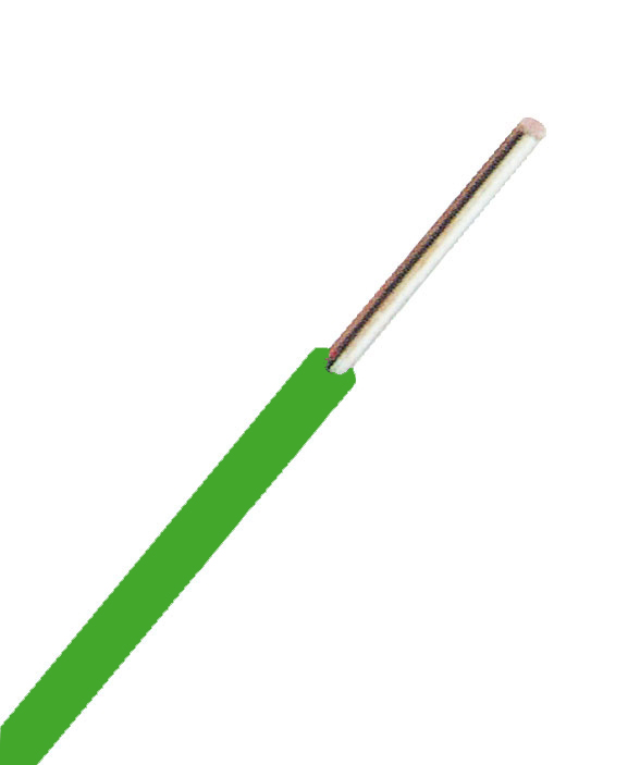 Conductor, cu, izolatie, din, pvc, fy, h07v-u, 1,5 mm², verde, xc01010129