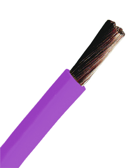 Conductor flexibil cu izolatie din PVC MYF H05V-K 0,5 mm² violet XC01040106