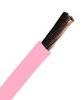 Conductor flexibil cu izolatie din PVC MYF H05V-K 1 mm² roz XC01040315