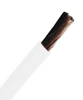 Conductor flexibil cu izolatie din PVC MYF H07V-K 1,5 mm² alb XC01050107
