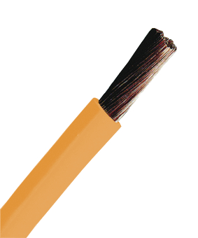 Conductor, flexibil, cu, izolatie, din, pvc, myf, h07v-k, 6 mm², orange, x01050408c