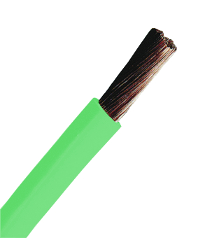 Conductor flexibil cu izolatie din PVC MYF H07V-K 6 mm² verde X01050409C
