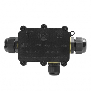 Conector de joncțiune pentru montare pe suprafață, 3 căi, 4 pini, 16A, IP68, Ultralux, RK3