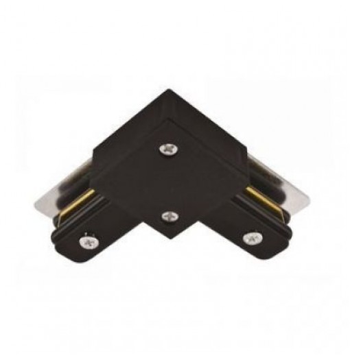 Conector L Sina Aluminiu, Horoz, Negru, 096-002-0002