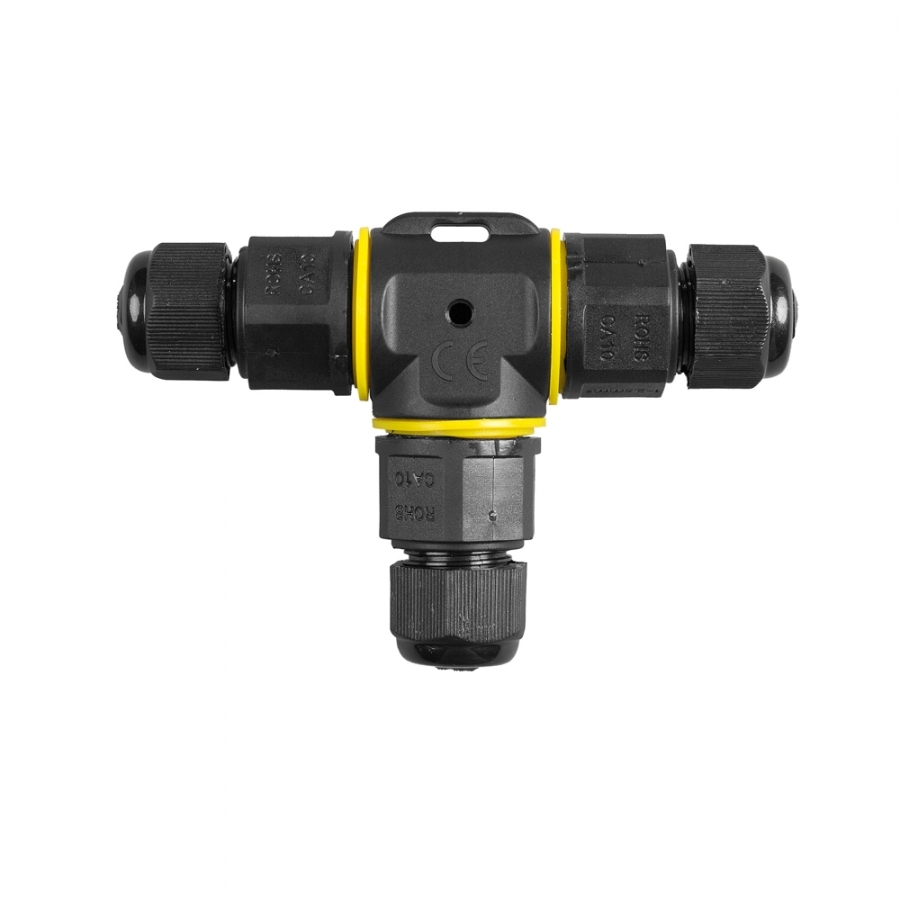 Conector T16 rezistent la apa, 3 pini, IP68, Ultralux, KW3PT16