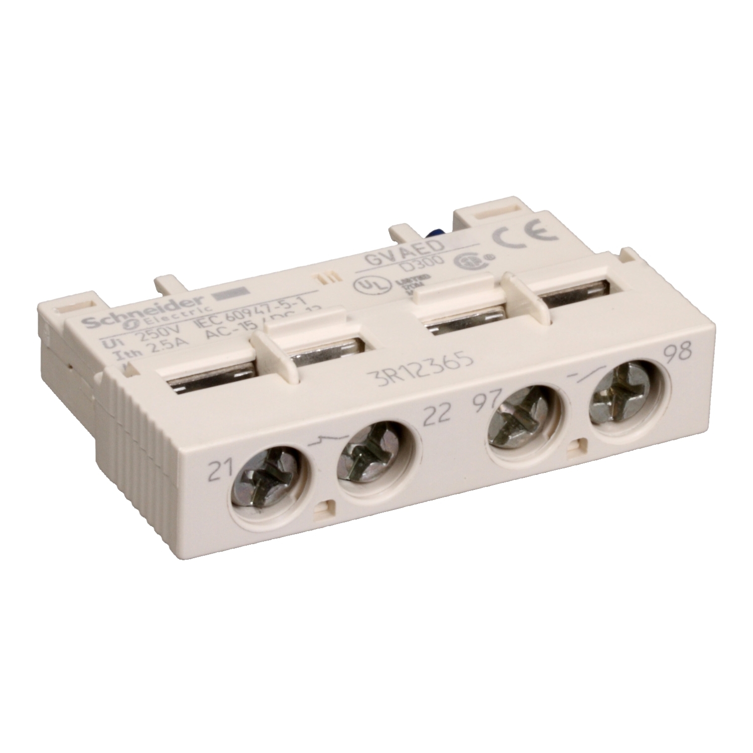 Contact Semnalizare Defectiuni Gvae - Pt. Gv3P/Gv3L - 1 No + 1 Nc Schneider GVAED011