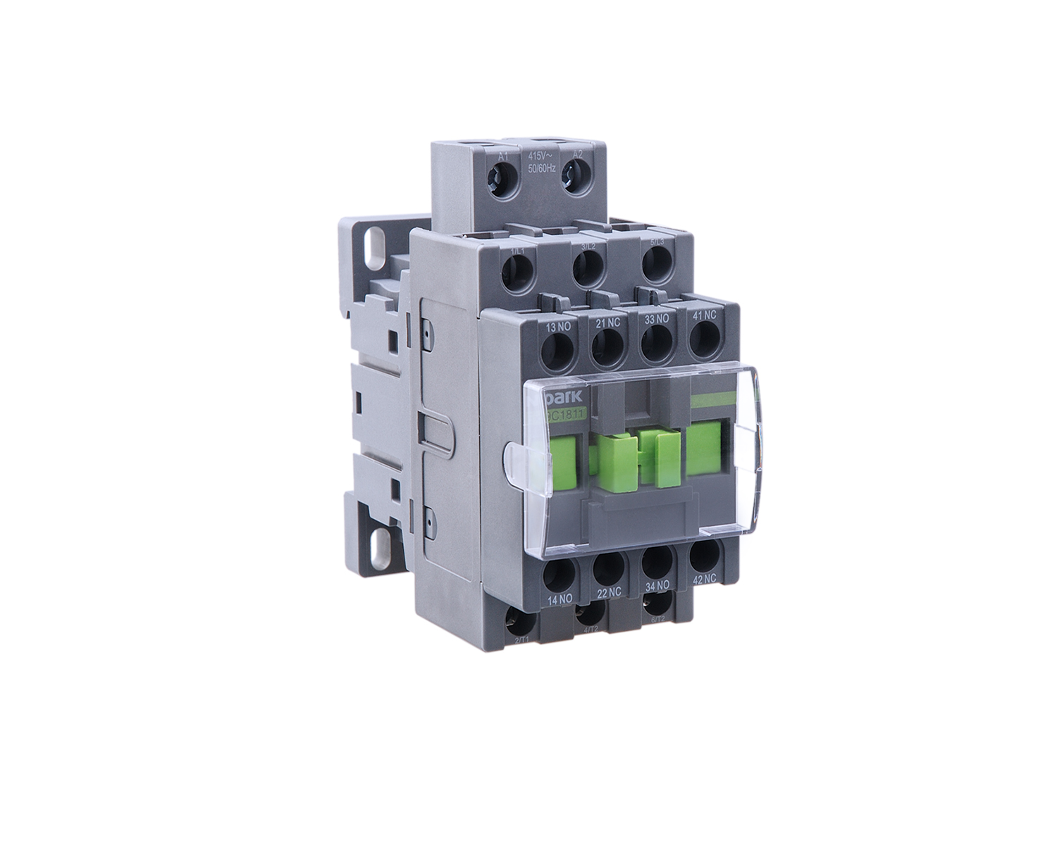 Contactor 3-poli 12A AC-3 cont 230 V AC integrat 1 NC + 1 NO contacte auxiliare 101128 Ex9C12 11 3P 230V Noark