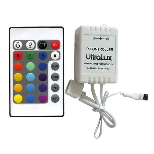 Controller, Inflarosu Pentru, Benzi LED RGB, Ultralux, RGBIRC24