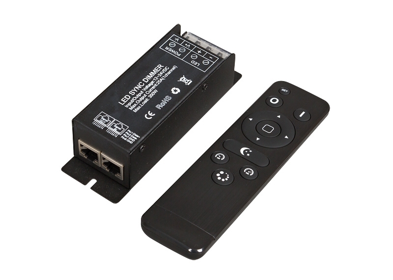 Controller, RF Pentru, Benzi LED monocromatice, 300W, 25A, 12-24V DC, Ultralux, SCRFC25
