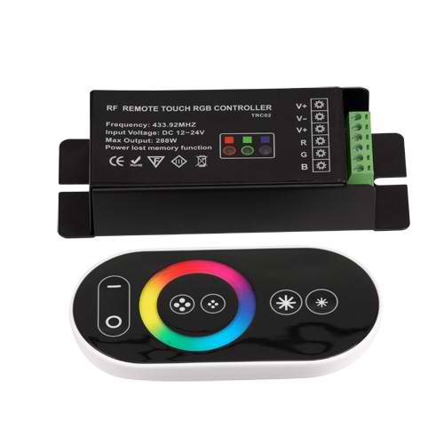 Controller, RF tactil Pentru, Benzi LED RGB, 216W, Ultralux, RGBRFC5T