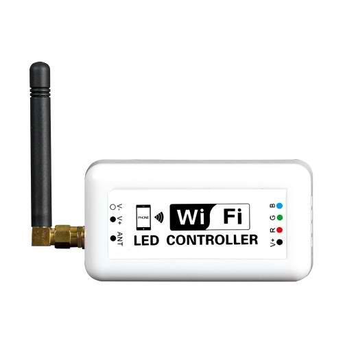 Controller, WiFi Pentru, Benzi LED monocromatice, 12A, 12-24V DC, 144W, Ultralux, SCWIFID