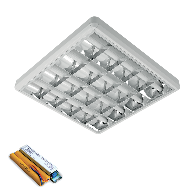 Corp de IlumInat, LENA – V Cu LED (600MM) 4X9W 6400K Aparent, 630X330mm Cu KIT DE EMERGENTA, Elmark, 9LOM460LEDCWE