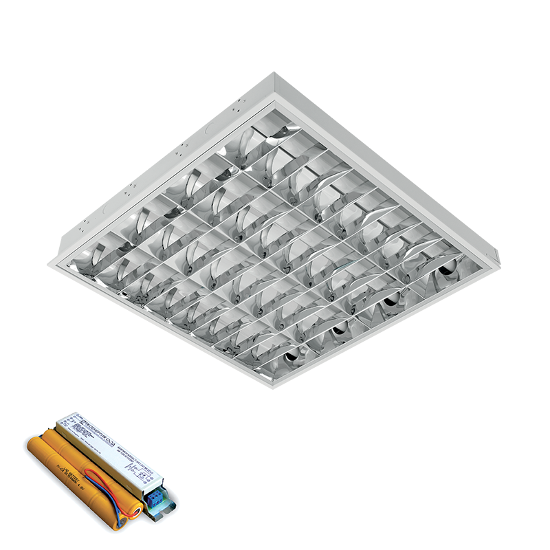 Corp de IlumInat LENA – V Cu LED (600MM) 4X9W 6400K Ingropat 595X295mm Cu KIT DE EMERGENTA Elmark 9LBM460LEDCWE