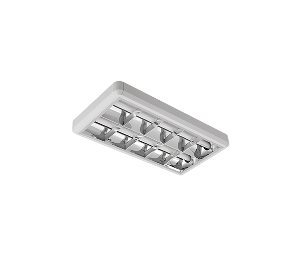 Corp de IlumInat, LENA-V Cu tub LED(600MM) 2X9W 4000K OM 300/600 TIP V, Elmark, 9LOM260LED
