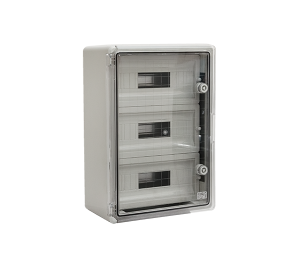 Cutie distributie, Elmark, ABS, IP65, PP3116, cu usa transparenta, 45 Module