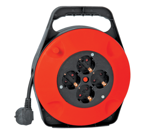 Derulator, tabur cablu, MAK-2A 3X1.5 10M CU protectie TERMICA, Elmark, 47911 