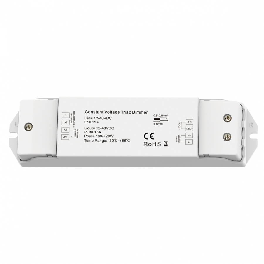 Dimmer Triac Pentru, Benzi LED, 12-48V, Ultralux, SDTD4815