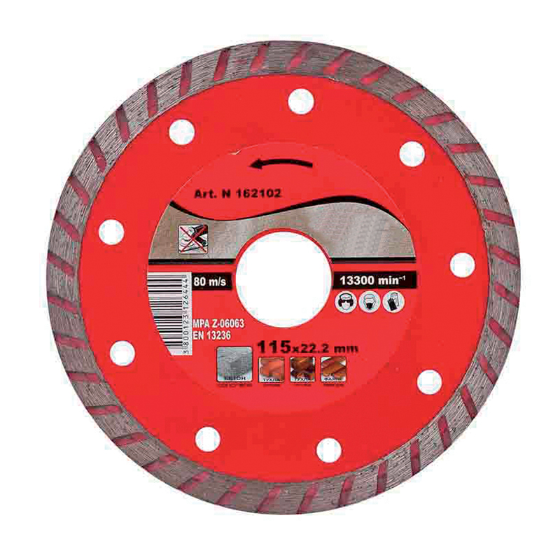 Disc debitare diamantatTURBO 115X22.2MM, Elmark, M516311
