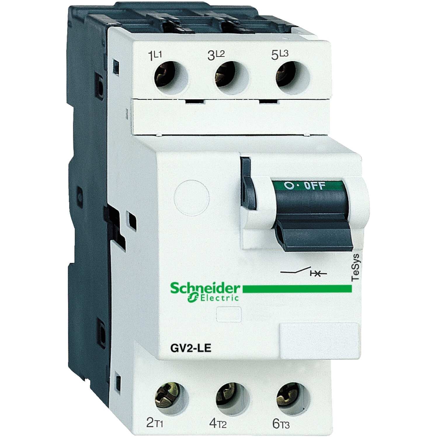 Disjunctor protectie motor Gv2-Le - 0,4 A - 3 Poli 3D Declansare magnetica Schneider GV2LE03