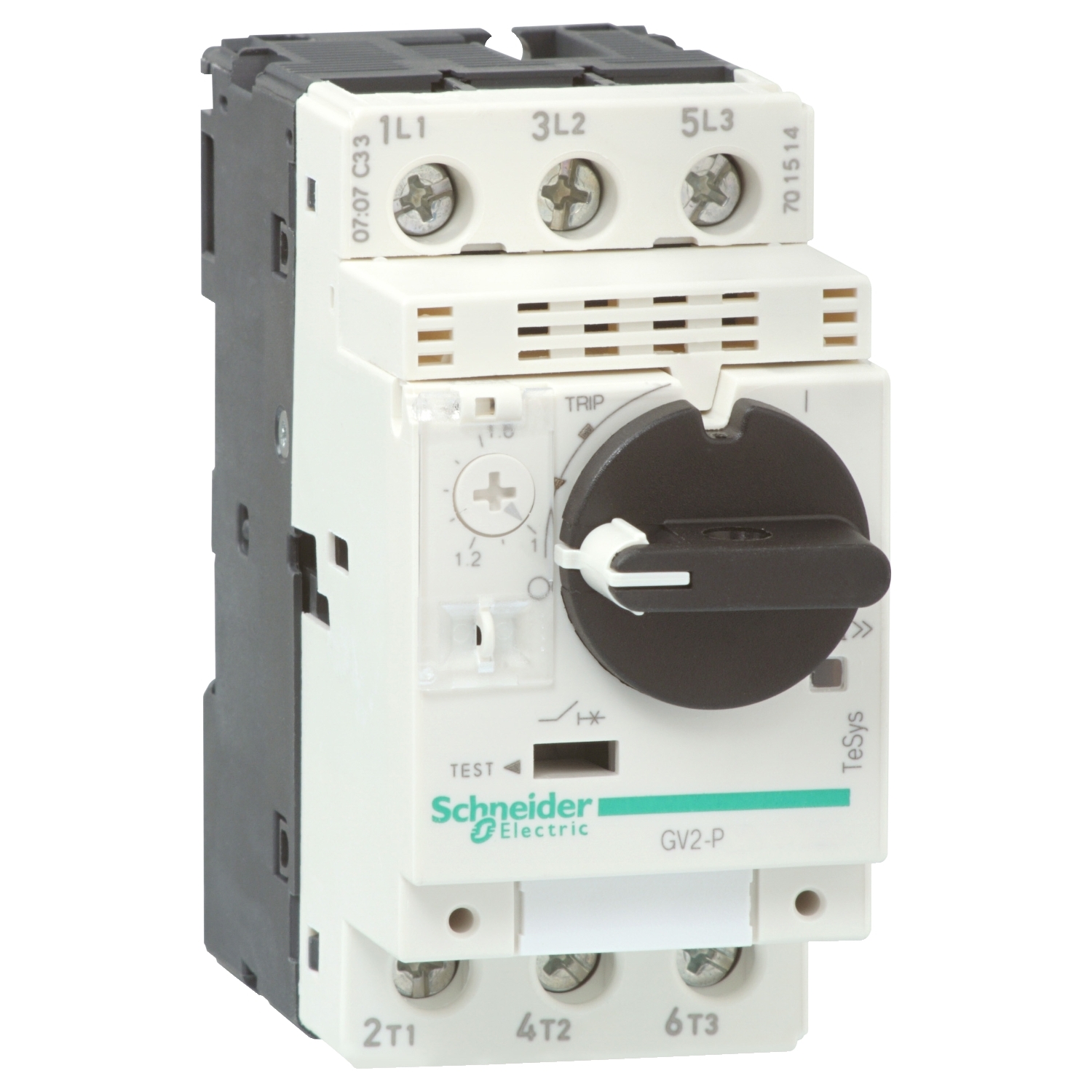 Disjunctor protectie motor Gv2-P - 0,25 - 0,4 A - 3 3D Declansare termomagnetica Schneider GV2P03