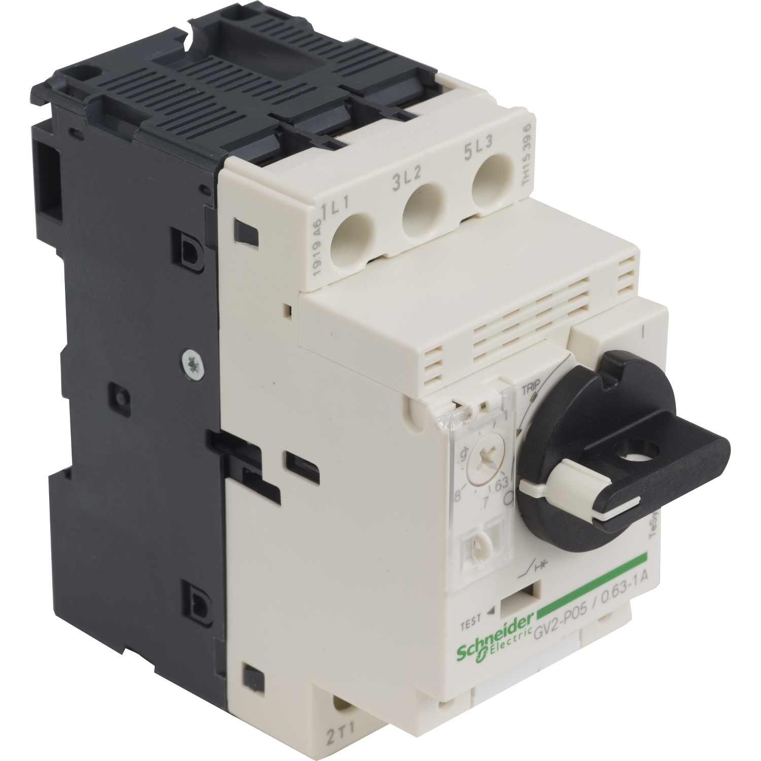 Disjunctor protectie motor Gv2-P - 0.63…1 A - 3 3D Declansare termomagnetica Schneider GV2P05