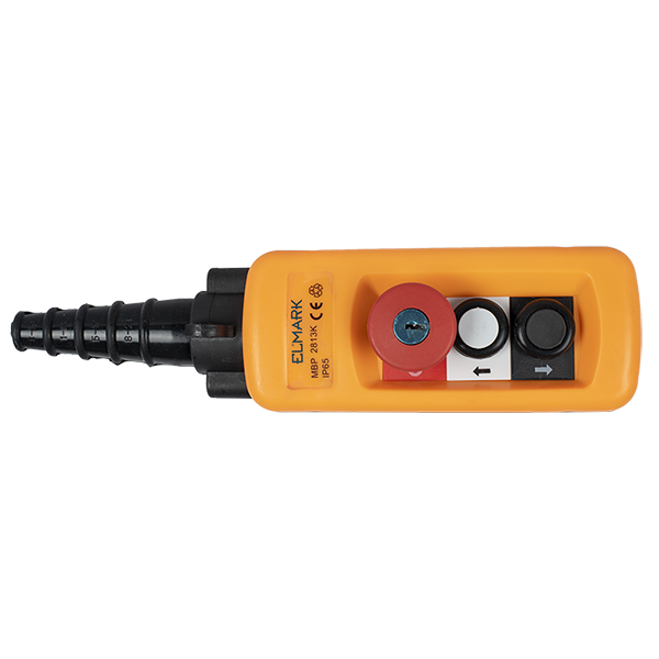 Dispozitiv de comanda 2 butoane+avarie+Cheie MBP-A2813К 1NO+1NC  46283K, Elmark
