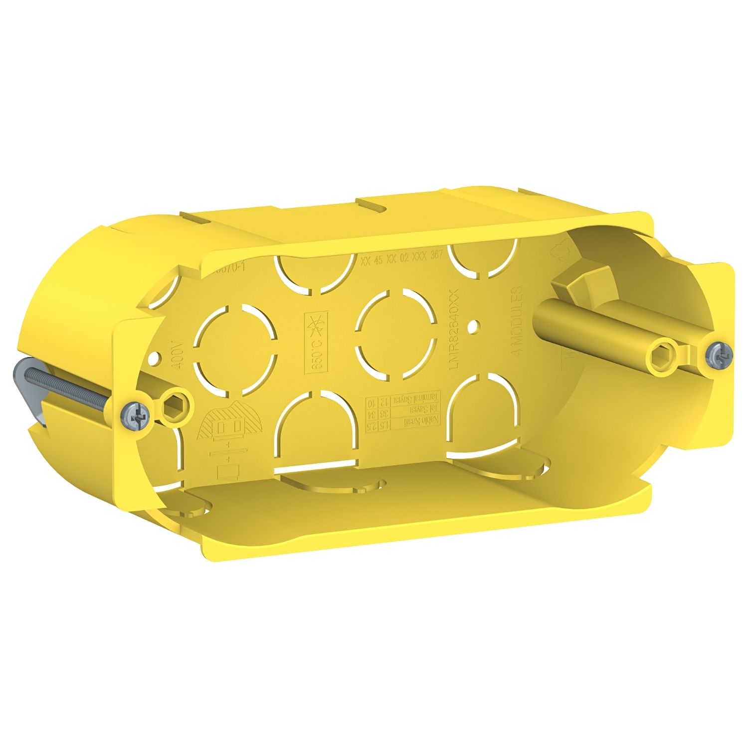 Doza Schneider montaj rigips 4Module LMR8264003