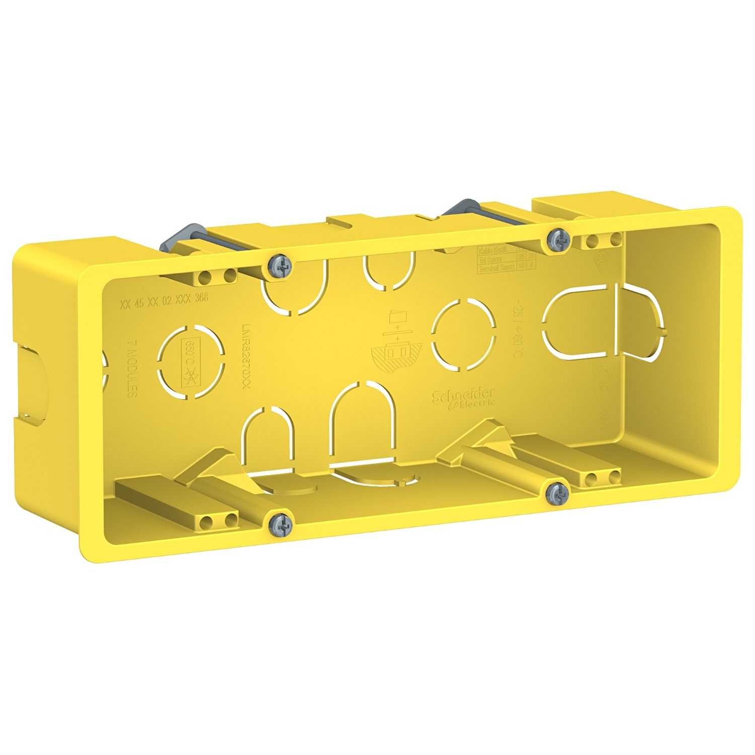 Doza Schneider montaj rigips 7 Module LMR8267003