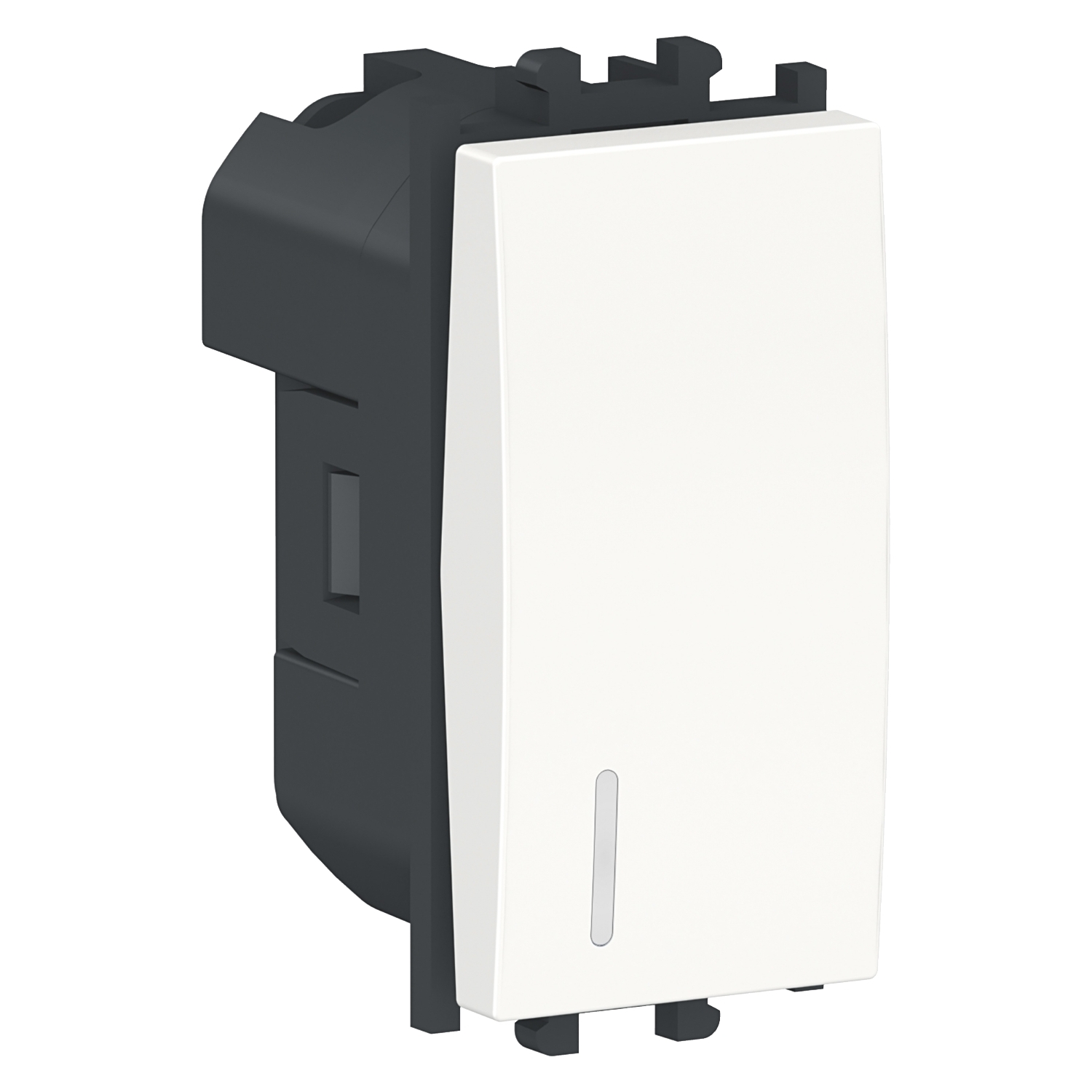 Intrerupator cap scara Schneider Easy Styl,indicator luminos 1M alb LMR1404001