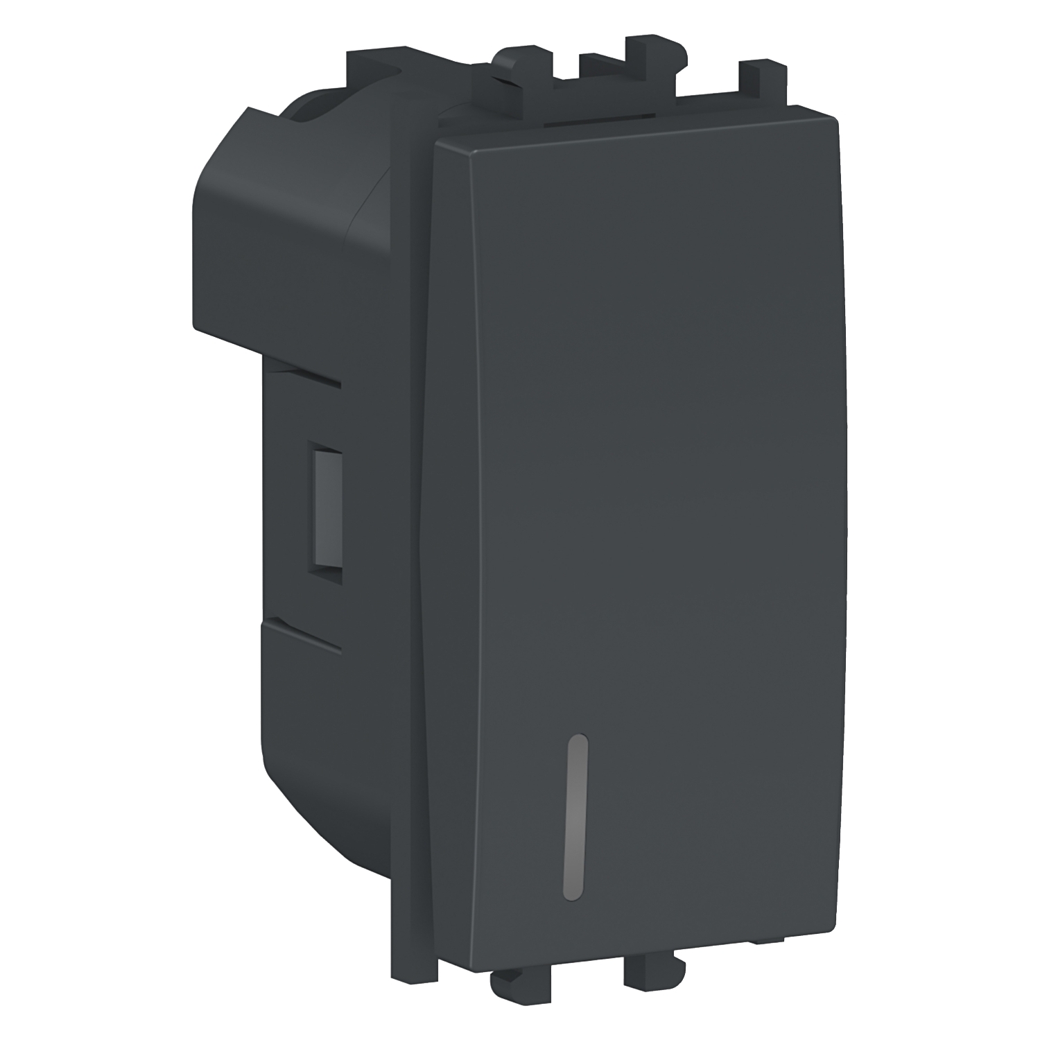 Intrerupator cap scara Schneider Easy Styl,indicator luminos 1M,negru LMR1404003