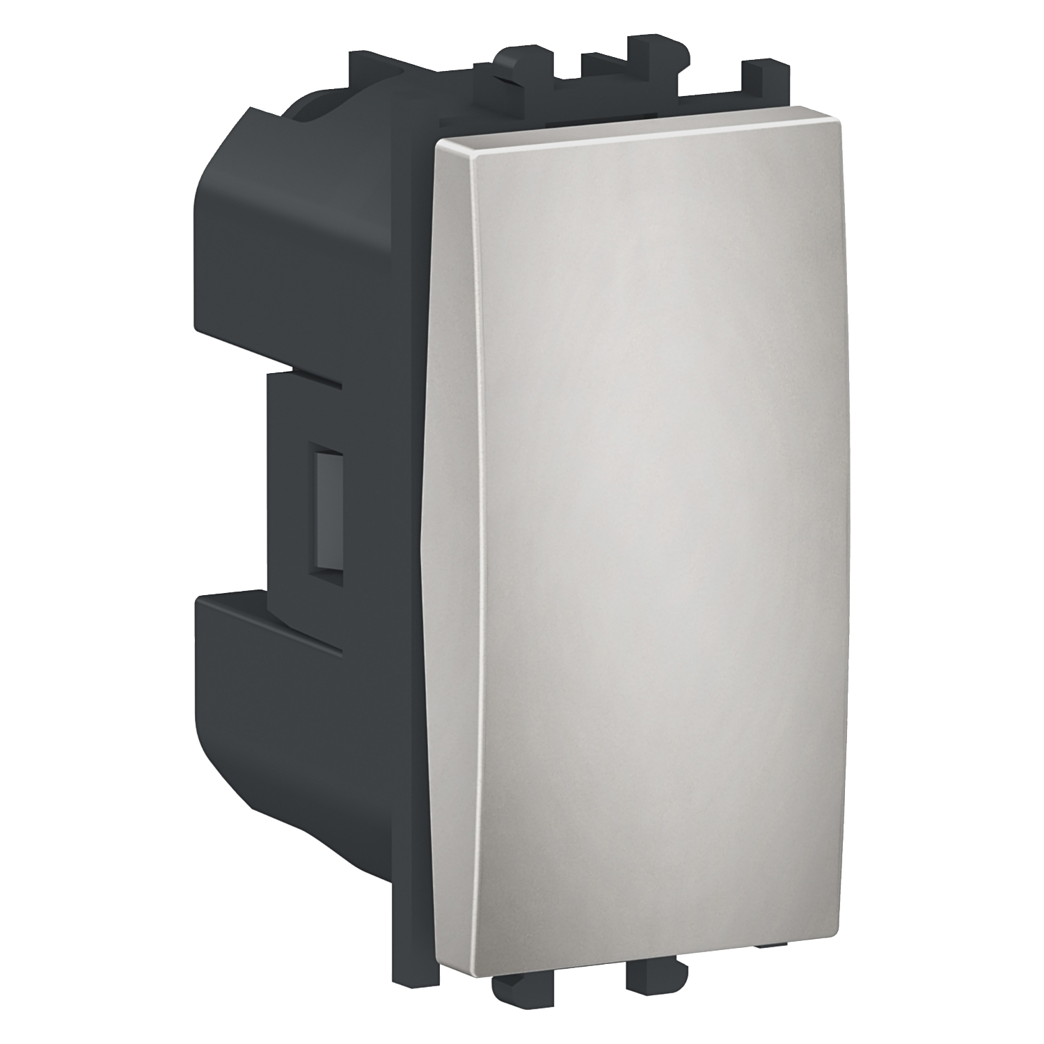 Intrerupator cu revenire Schneider Easy Styl 1M argintiu LMR0120004