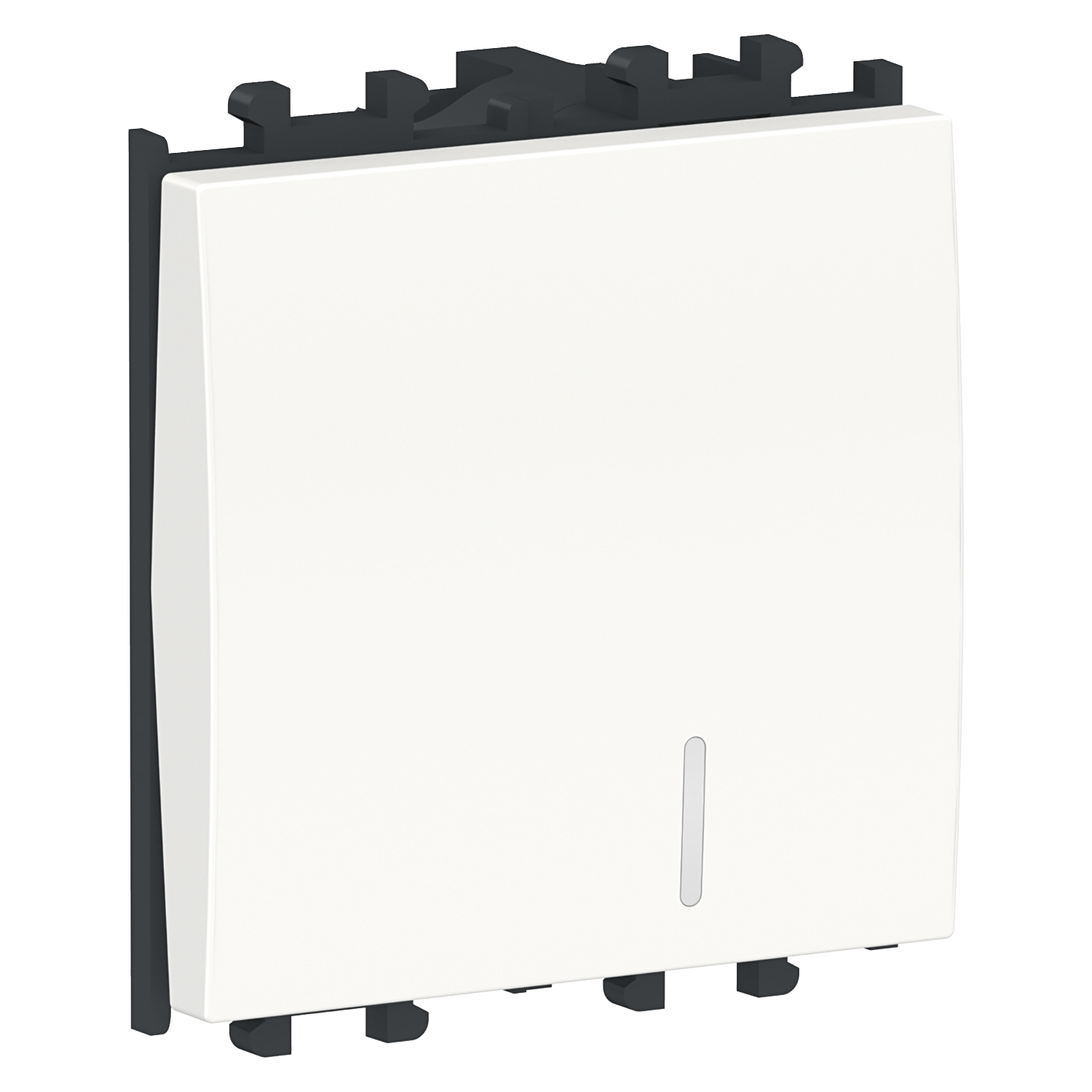 Intrerupator cu revenire Schneider Easy Styl,indicator luminos 2M alb LMR1403001