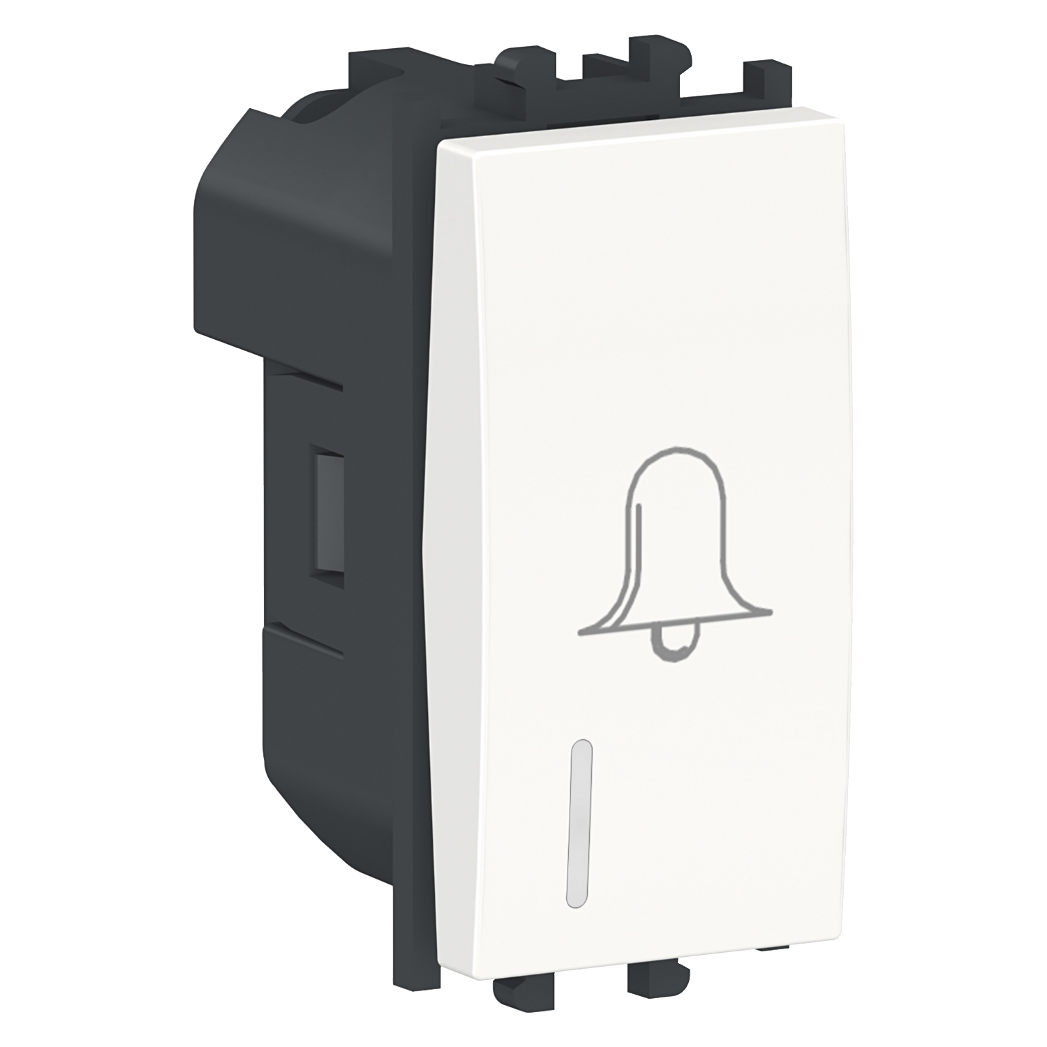 Intrerupator cu revenire Schneider Easy Styl indicator luminos simbol sonerie,1M alb LMR1490001