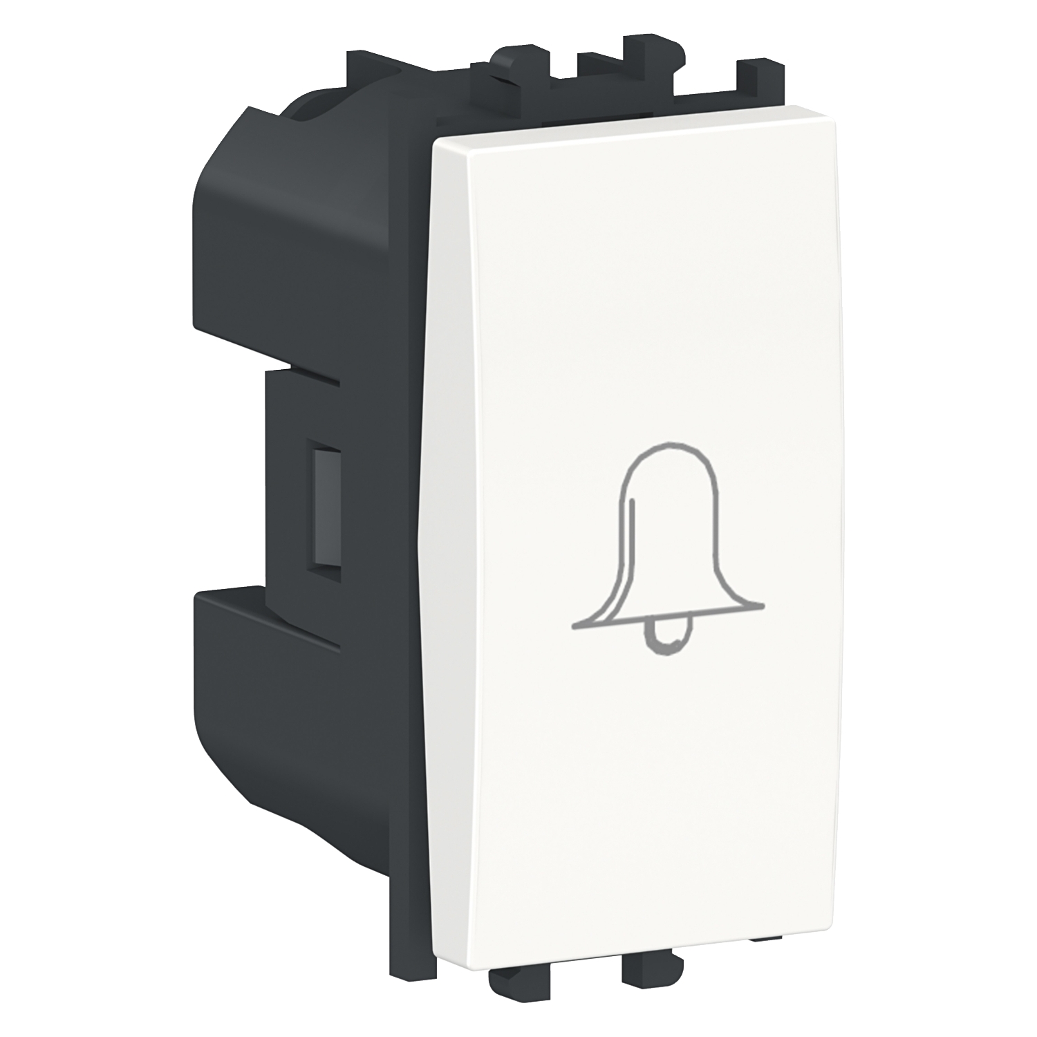Intrerupator cu revenire Schneider Easy Styl,simbol sonerie 1M alb LMR0130001