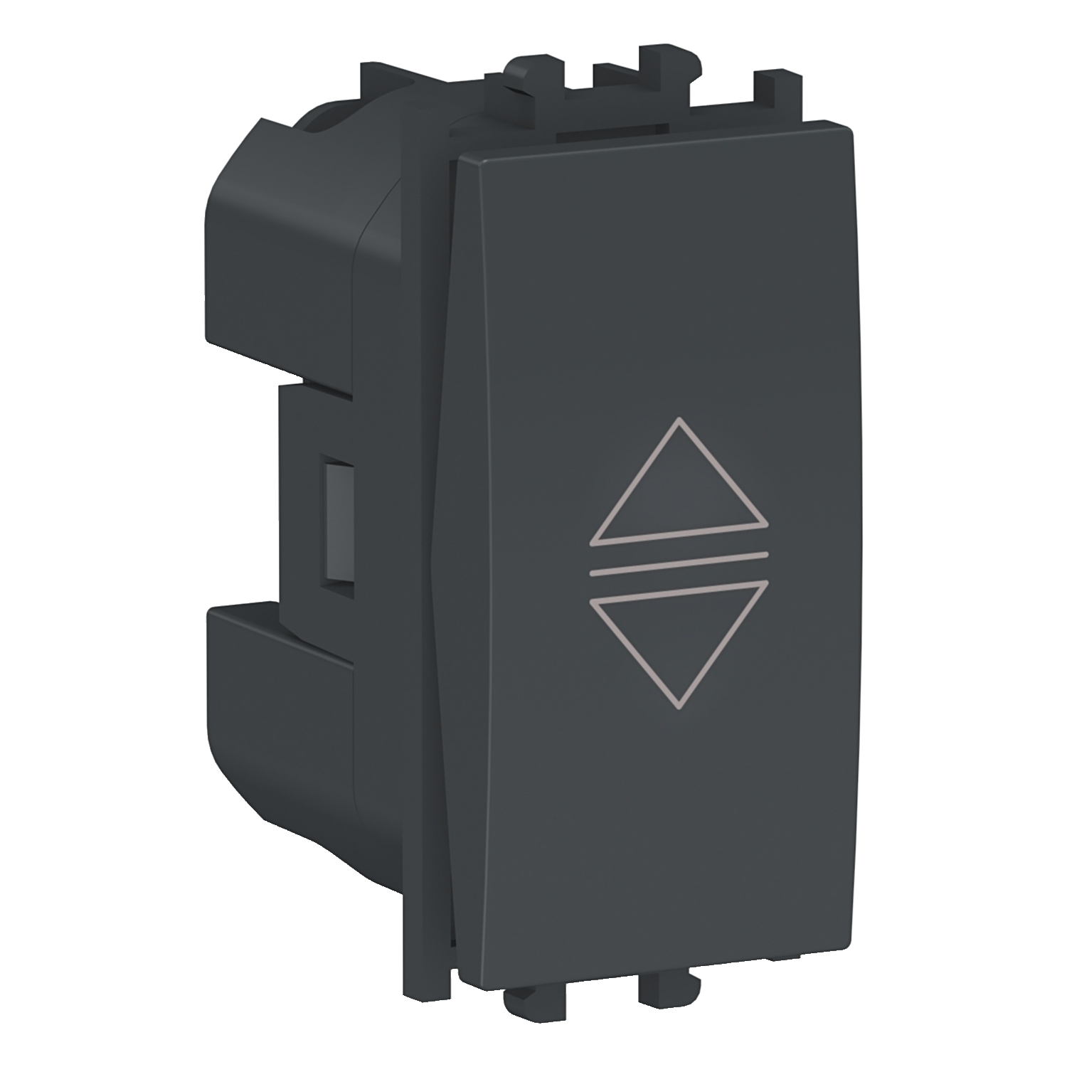Intrerupator jaluzele Schneider Easy Styl 1M negru LMR0711003